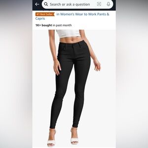 Black Skinny Leggings NWOT